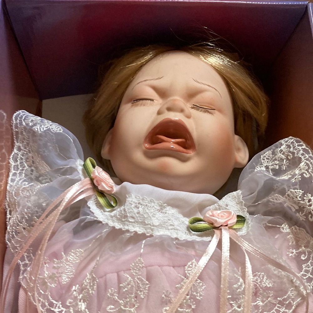 Bisque porcelain doll